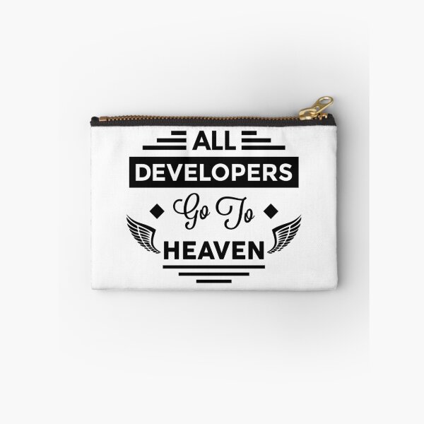 Item preview, All Developers Go To Heaven designed and sold by TheArtism.
