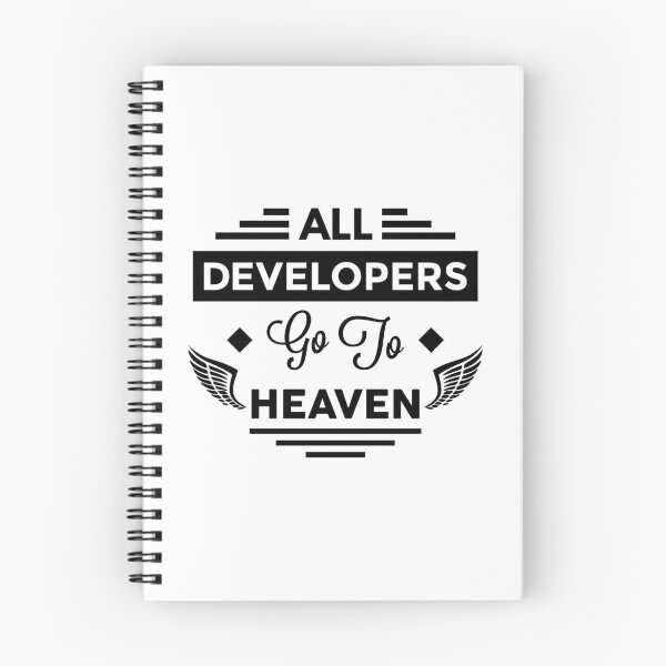 Item preview, All Developers Go To Heaven designed and sold by TheArtism.