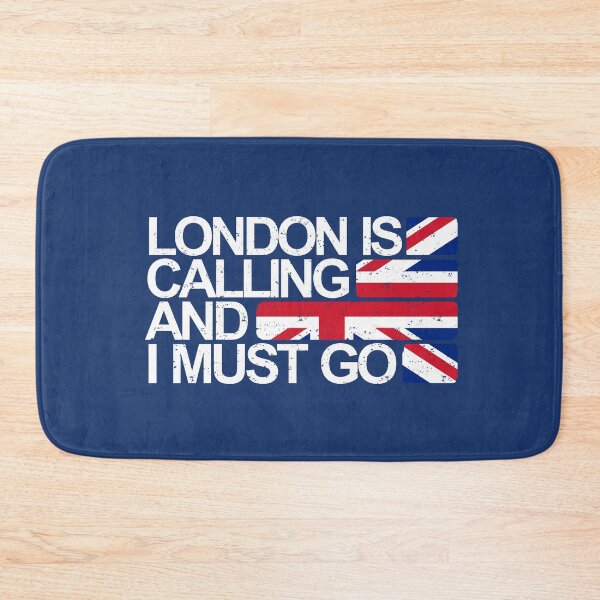Item preview, London is Calling and I Must Go British Union Jack Flag Funny Traveling Lover Gift designed and sold by alenaz.