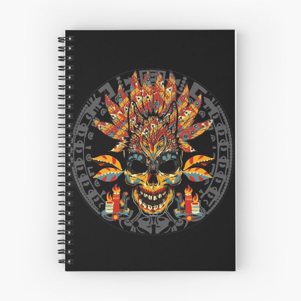 Item preview, Aztec King Skull Funny Mexican mask designed and sold by aghlessan.