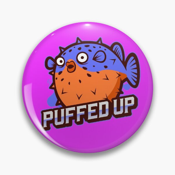 Item preview, Puffed Up - Puffer Aquarium Fish Aquarist Design designed and sold by TheAplus.