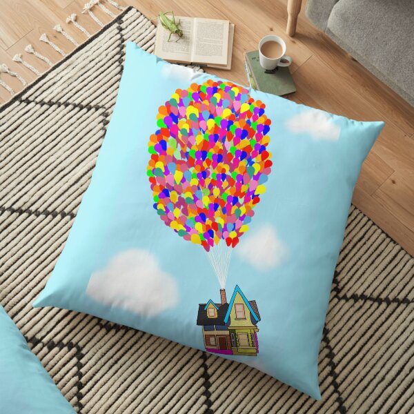 Up Balloons Floor Pillow