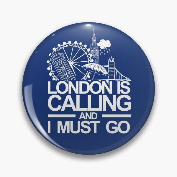 Item preview, London is Calling and I must Go City Landscape Funny Travelling to Great Britain Tourist Gift  designed and sold by alenaz.