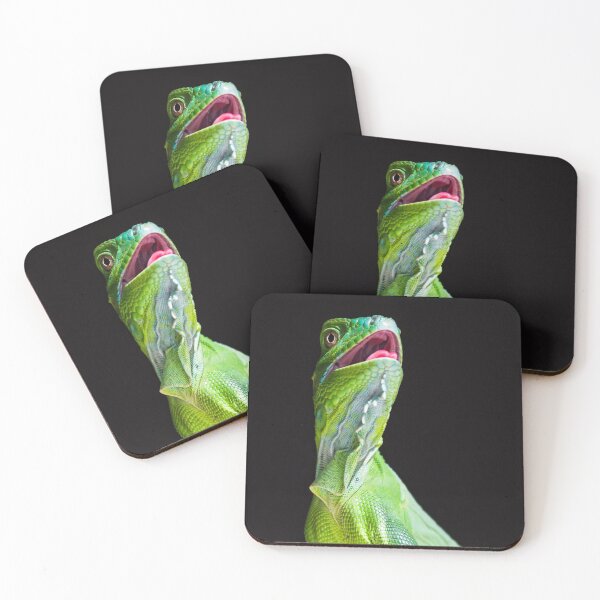 Item preview, Square crop of a Green Iguana designed and sold by wellsie82.