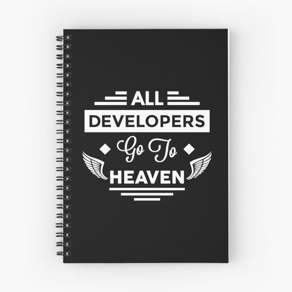 Item preview, All Developers Go To Heaven designed and sold by TheArtism.