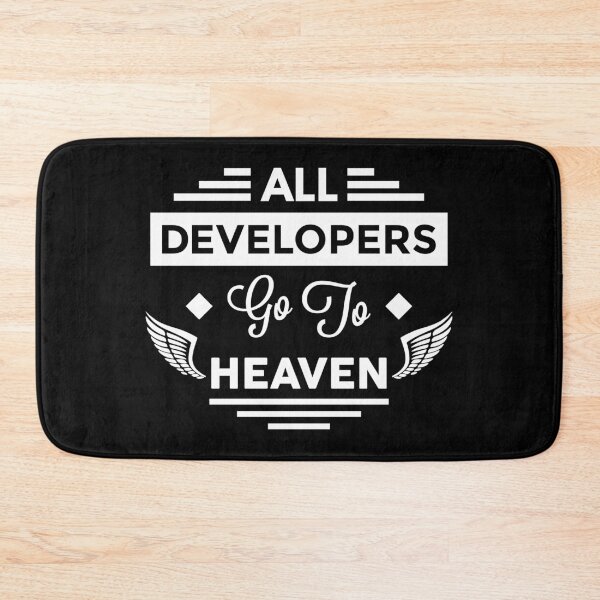 Item preview, All Developers Go To Heaven designed and sold by TheArtism.
