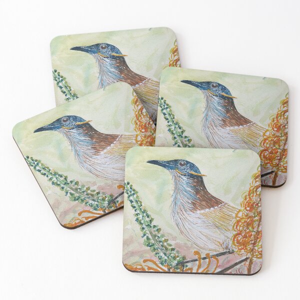 Item preview, White-streaked Honeyeater designed and sold by Paul Gilbert.