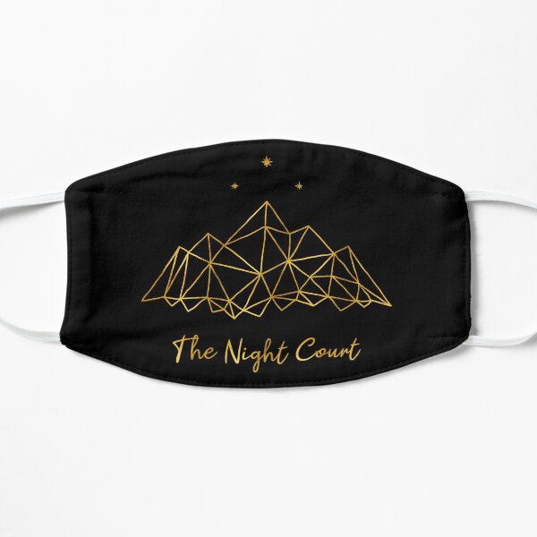 The night court - gold on black Mask