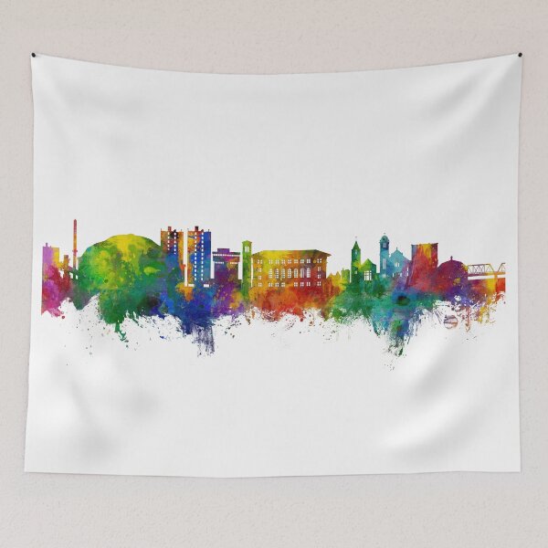 Item preview, Cedar Falls Iowa Skyline designed and sold by ArtPrints.