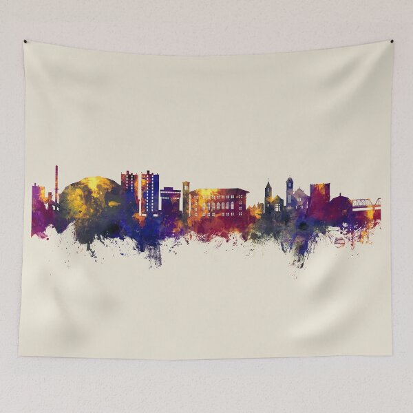 Item preview, Cedar Falls Iowa Skyline designed and sold by ArtPrints.