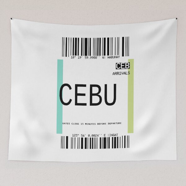 Item preview, CEBU PLANE TICKET PHONE CASE FILIPINO designed and sold by aydapadi.