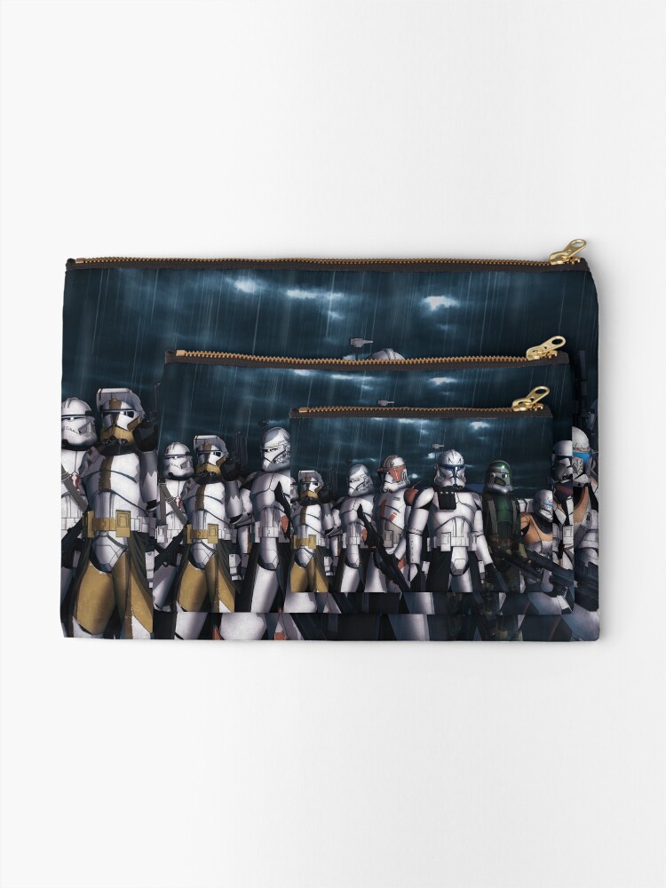 Alternate view of Caputains and Commanders Zipper Pouch