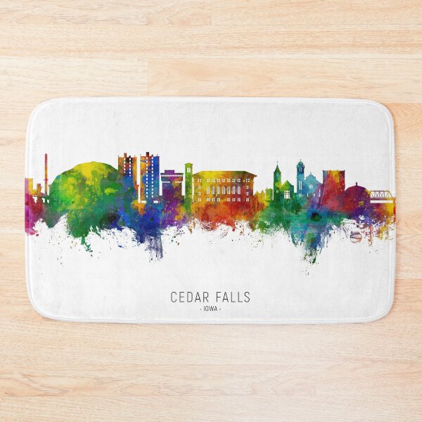 Item preview, Cedar Falls Iowa Skyline designed and sold by ArtPrints.