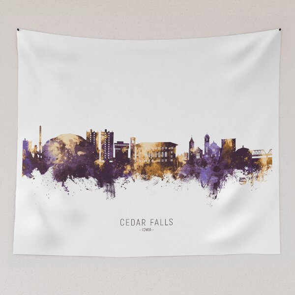 Item preview, Cedar Falls Iowa Skyline designed and sold by ArtPrints.