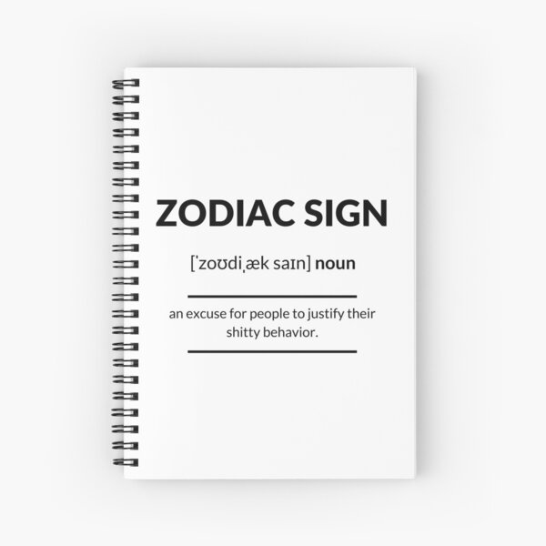 Item preview, Zodiac Sign Definition | Dictionary Collection designed and sold by Designschmiede.