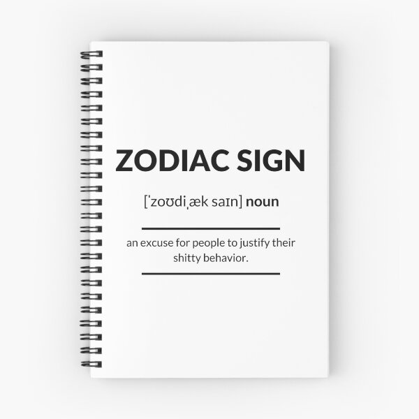 Item preview, Zodiac Sign Definition | Dictionary Collection designed and sold by Designschmiede.