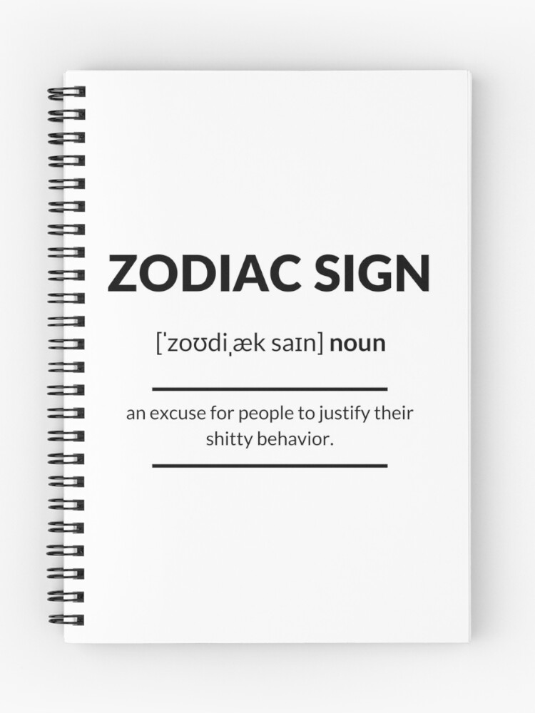 Thumbnail 1 of 3, Journal, Zodiac Sign Definition | Dictionary Collection designed and sold by Designschmiede.