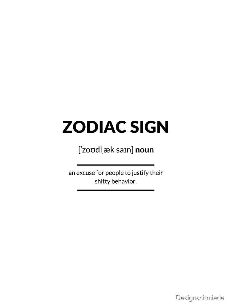 Thumbnail 3 of 3, Scarf, Zodiac Sign Definition | Dictionary Collection designed and sold by Designschmiede.