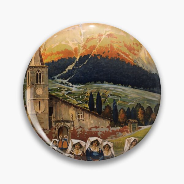 Item preview, ENIT Abrvzzo vintage travel poster designed and sold by stickart-marek.
