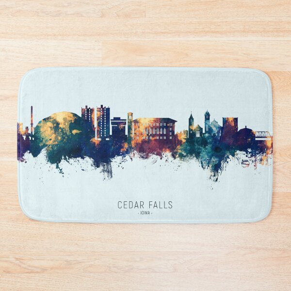 Item preview, Cedar Falls Iowa Skyline designed and sold by ArtPrints.