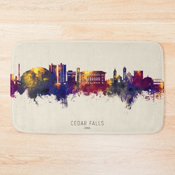 Item preview, Cedar Falls Iowa Skyline designed and sold by ArtPrints.