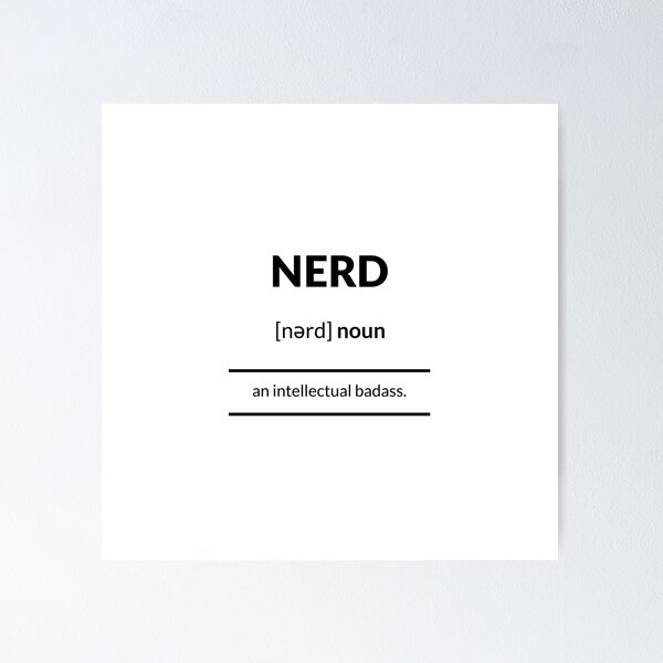 Artikel-Vorschau von Nerd (Streber) Definition | Dictionary Collection, designt und verkauft von Designschmiede.