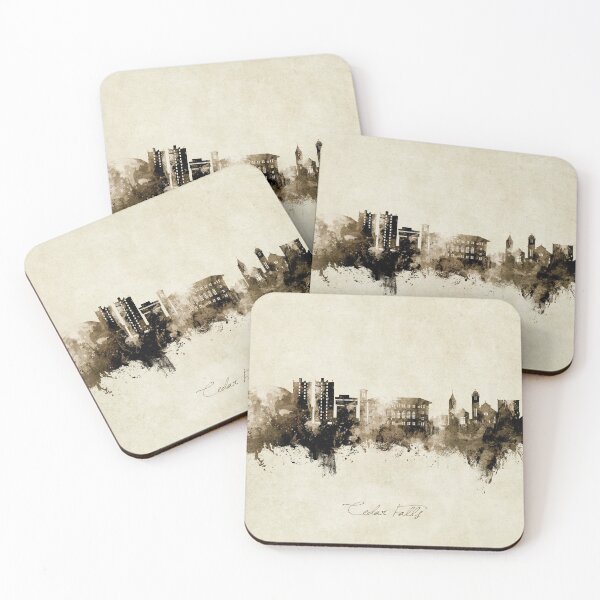 Item preview, Cedar Falls Iowa Skyline designed and sold by ArtPrints.