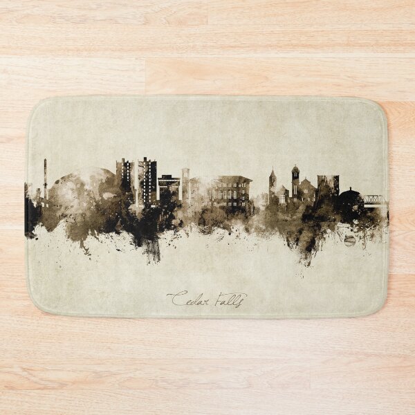 Item preview, Cedar Falls Iowa Skyline designed and sold by ArtPrints.