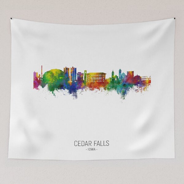 Item preview, Cedar Falls Iowa Skyline designed and sold by ArtPrints.