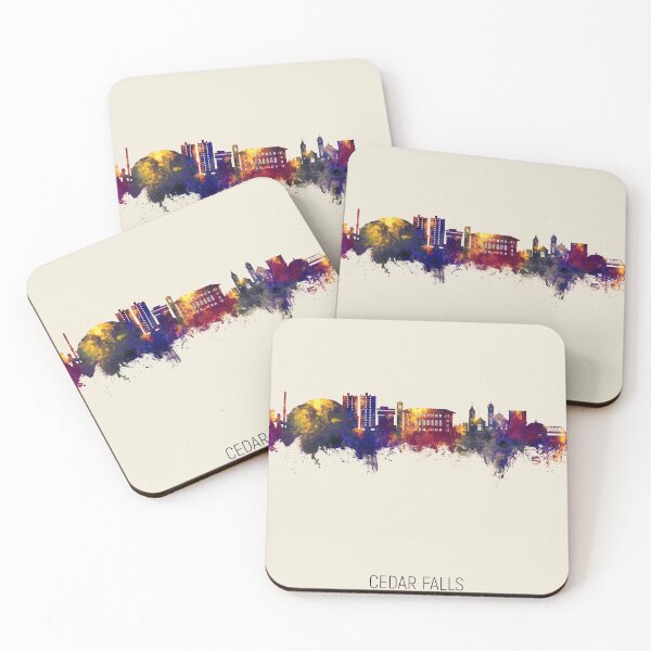 Item preview, Cedar Falls Iowa Skyline designed and sold by ArtPrints.