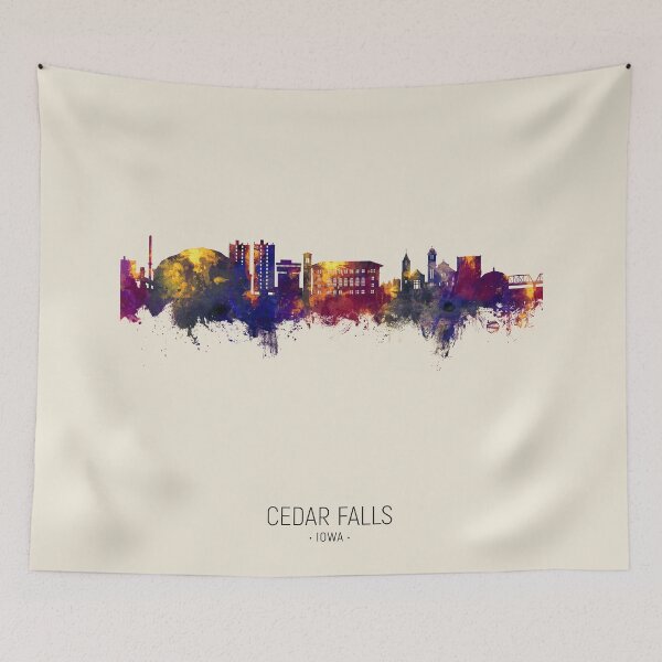 Item preview, Cedar Falls Iowa Skyline designed and sold by ArtPrints.