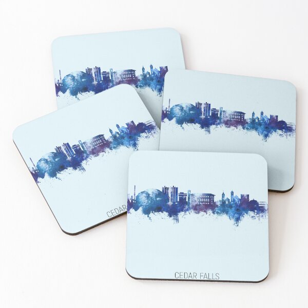 Item preview, Cedar Falls Iowa Skyline designed and sold by ArtPrints.