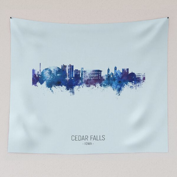 Item preview, Cedar Falls Iowa Skyline designed and sold by ArtPrints.
