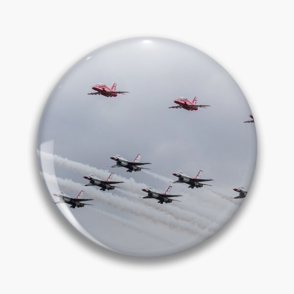Item preview, Thunderbirds & Red Arrows in formation designed and sold by wellsie82.