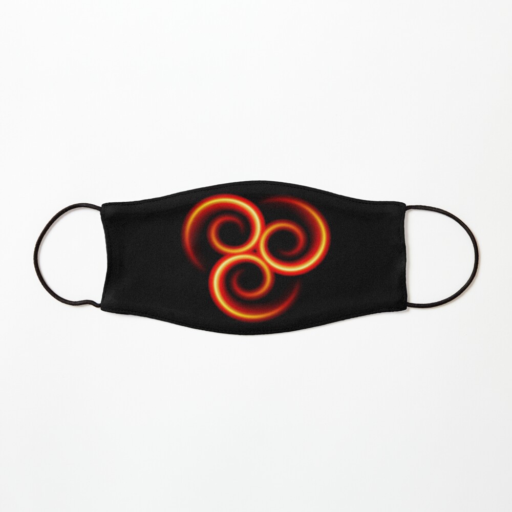 Flammende Triskele Triskelion - brainbubbles Maske
