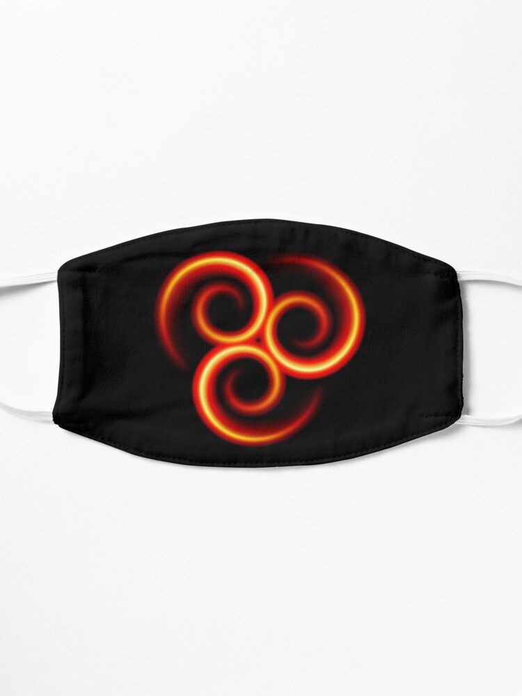 Alternative Ansicht von Flammende Triskele Triskelion - brainbubbles Maske