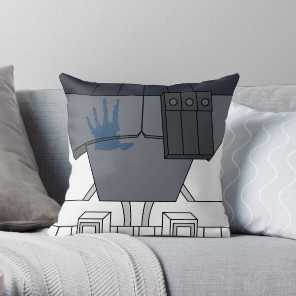 Star Wars The Clone Wars Trooper Helmet Pattern Throw Pillow