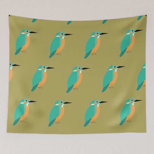 Item preview, Colourful kingfishers designed and sold by reneesillus.