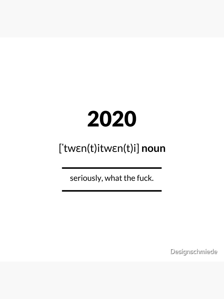 2020 Definition Dictionary Collection Poster By Designschmiede Redbubble