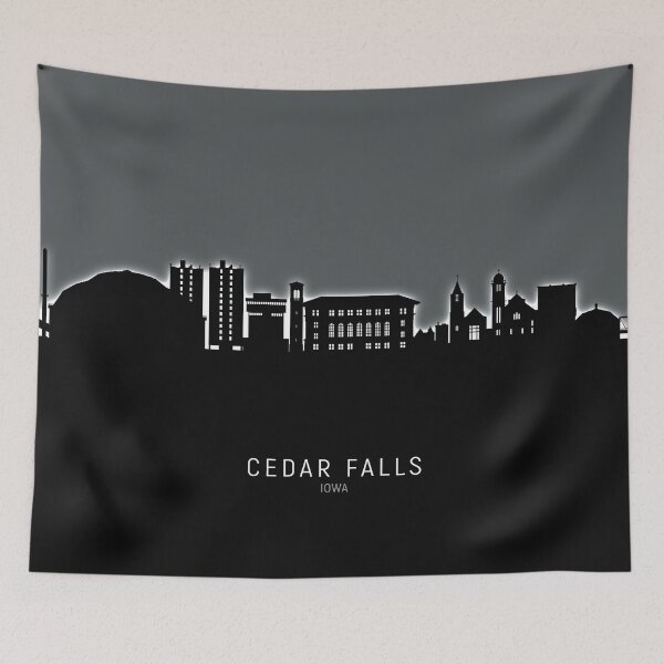 Item preview, Cedar Falls Iowa Skyline designed and sold by ArtPrints.