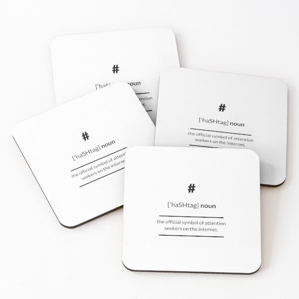 Item preview, # (Hashtag) Definition | Dictionary Collection designed and sold by Designschmiede.