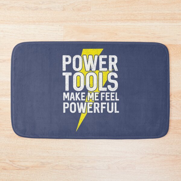 Item preview, Power Tools Make Feel Powerful Electricity Symbol Funny Handyman Dad Husband Joke Gift designed and sold by alenaz.