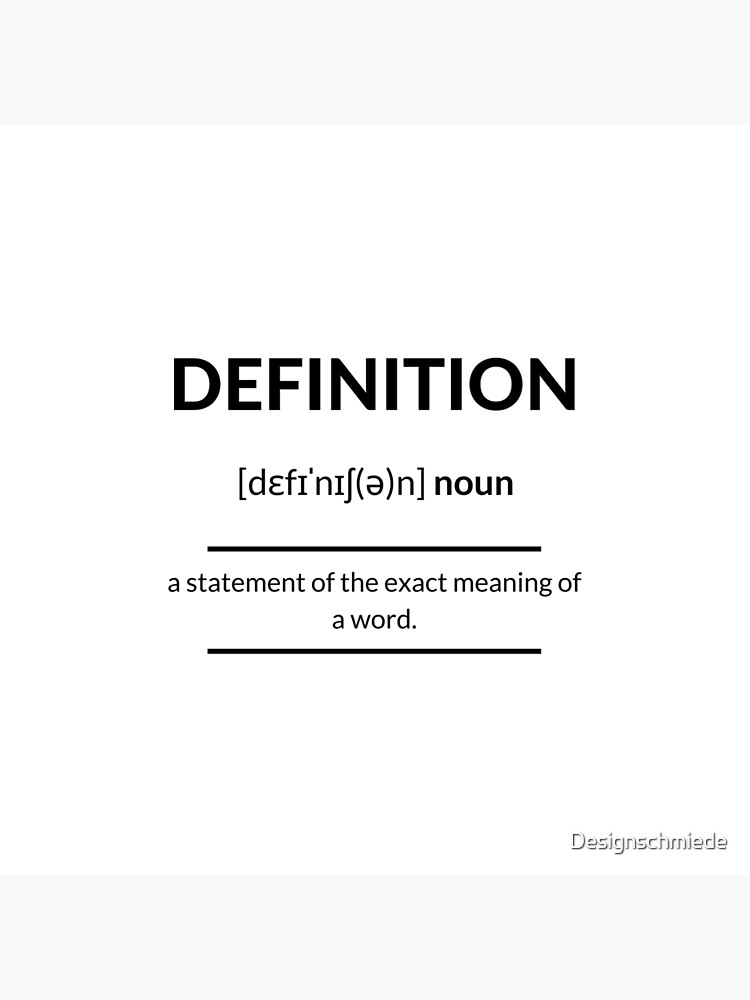 Definition Definition | Dictionary Collection | Poster