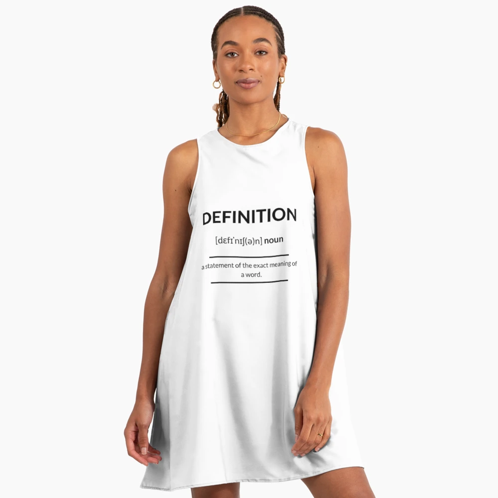 Definition Definition | Dictionary Collection" A-Line Dress by Designschmiede | Redbubble Definition Definition | Dictionary Collection" A-Line Dress by Designschmiede | Redbubble