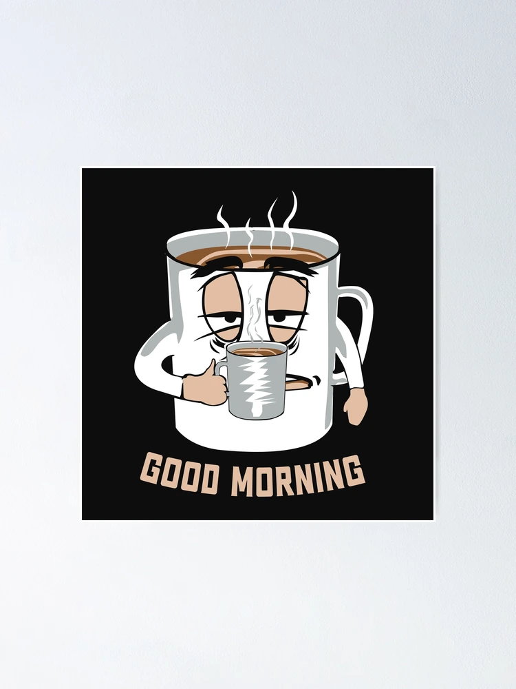 Good Morning Coffee Gif Funny Coffee Sayings: Notebook 120 Pages