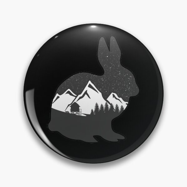 Item preview, Bunny rabbit pet mountains wild bunny gift designed and sold by redshirtz.
