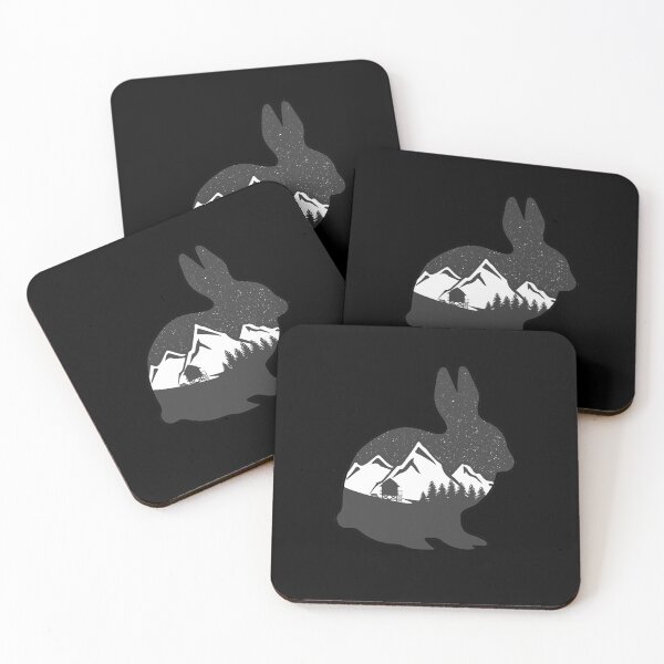 Item preview, Bunny rabbit pet mountains wild bunny gift designed and sold by redshirtz.