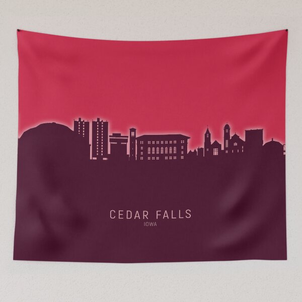 Item preview, Cedar Falls Iowa Skyline designed and sold by ArtPrints.