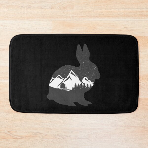 Item preview, Bunny rabbit pet mountains wild bunny gift designed and sold by redshirtz.