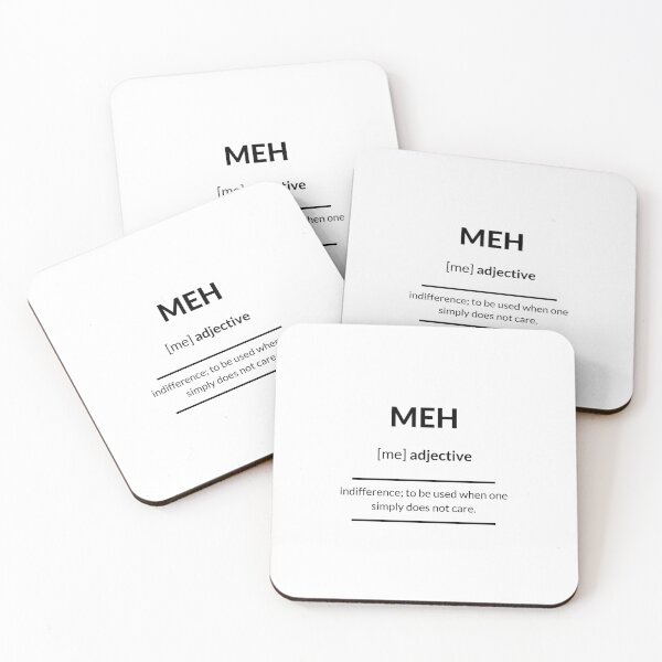 Item preview, Meh Definition | Dictionary Collection designed and sold by Designschmiede.